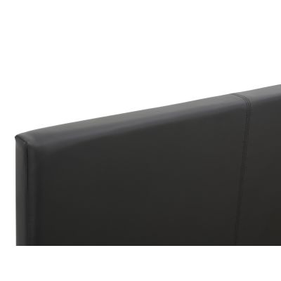 Carbine Queen PU Gas Lift Storage Bed Frame - Black