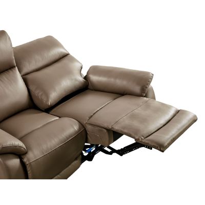 Charlton Leather 2 Seater Recliner Sofa - Brown