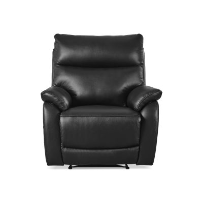 Charlton Leather Recliner Chair - Black