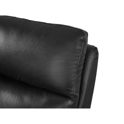 Foxton Full Leather Recliner Chair - Black