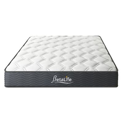 Betalife Basics Plus Bonnell Spring Mattress with Protector & Pillow - Double