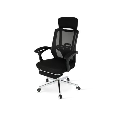 Melissa Office Chair with Footrest - Black
