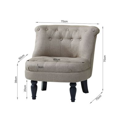 Marcella Occasional Chair Fabric Lounge Chair