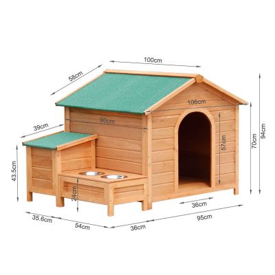 BINGO Wooden Dog House