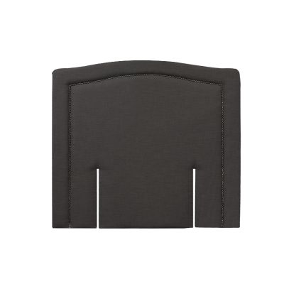 WINSTON Upholstered Headboard King Single - BLACK