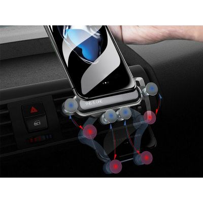 Mini Car Vent Phone Holder Auto-grip Gravity Car Phone Mount