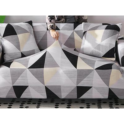 Single Sofa Cover Couch Cover 90-140cm - GEOMETRIC