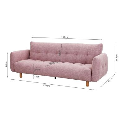 COLMAR 3 Seater Sofa Bed