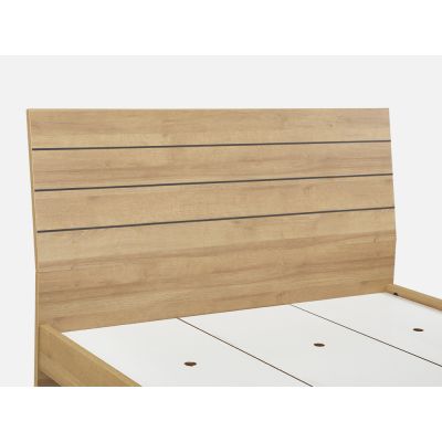 XOAN Double Wooden Bed Frame - OAK