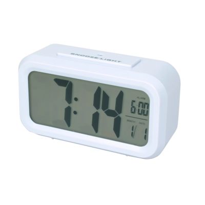 Digital Alarm Clock Smart LED WHITE