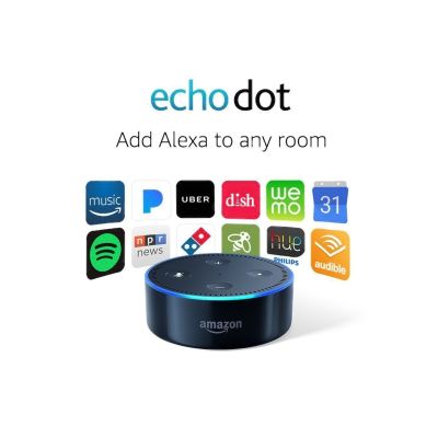 Amazon Echo Dot 2nd Gen Smart speaker with Alexa - Black