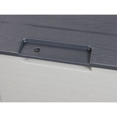 Outdoor Storage Box 290L Grey Lid