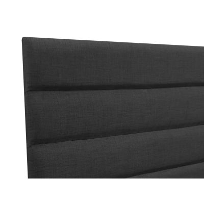 WENDY Upholstered Headboard Double - BLACK