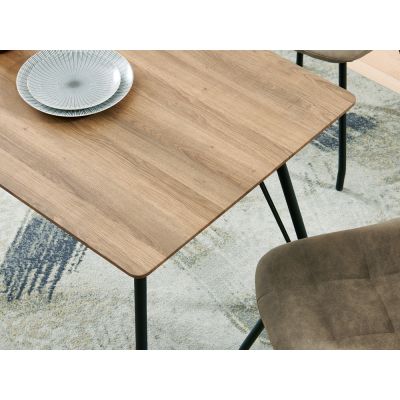CECIL Dining Table Rectangle 120x70cm - WALNUT