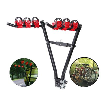 Car Tow Ball Mounted Bicycle Bike Carrier Rack 3 Bikes