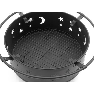 Round BBQ Fire Pit 76cm - NIGHT SKY