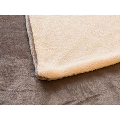 Double Layer Warm Fleece Blanket - SILVER
