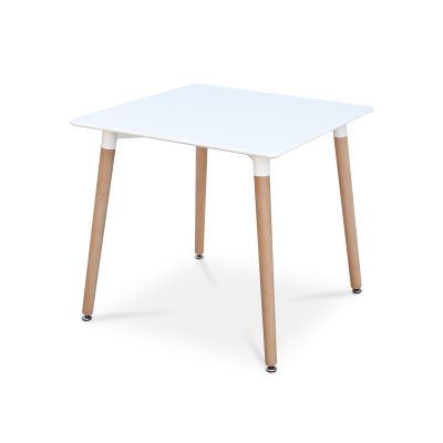Jean Dining Table Square 80 x 80cm - White