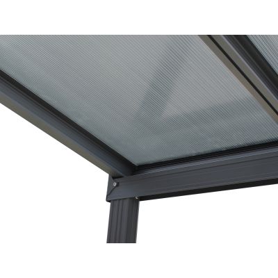 Toughout Patio Canopy Roof 5.57m x 3m - Charcoal Grey