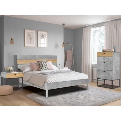 CLIFFORD King Bedroom Furniture Package 3PCS with Tallboy