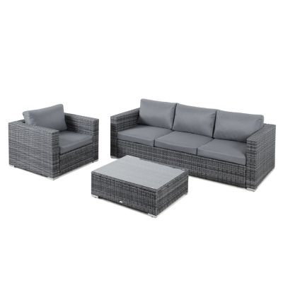 BERMUDA Rattan Outdoor Furniture Sofa Set 3PCS