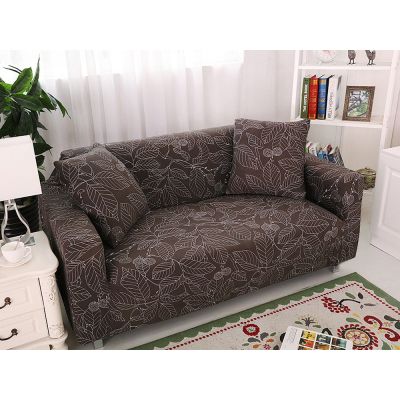 2 Seater Sofa Cover Couch Cover 145-185cm - Leaves