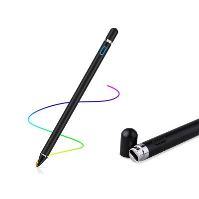 Active Capacitive Stylus Pen Pencil For iPad & Tablets - Black