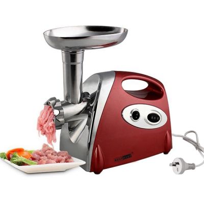 Electronic meat Mincer Food Processor - RED