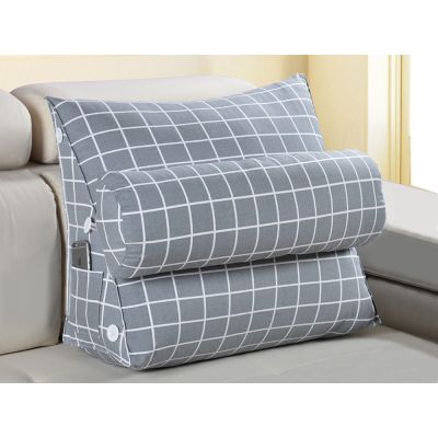 Cushion Back Neck Support Adjustable Wedge Pillow Set