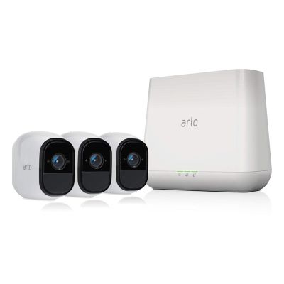 NETGEAR Arlo Pro Wire-free Outdoor 3 Camera CCTV Security System with Siren