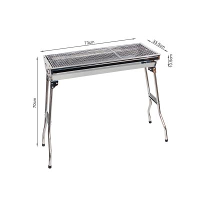 Stainless Steel Charcoal BBQ Grill