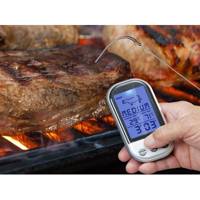 Digital Wireless BBQ Grill Meat Cooking Thermometer
