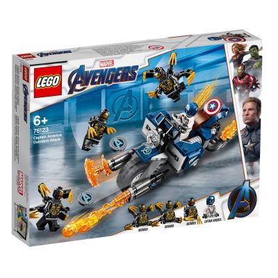 LEGO Super Heroes Captain America: Outriders Attack 76123