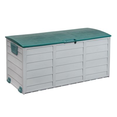 Outdoor Storage Box 290L Green Lid