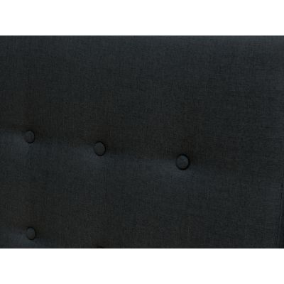 Susan King Single Fabric Upholstered Headboard - Black