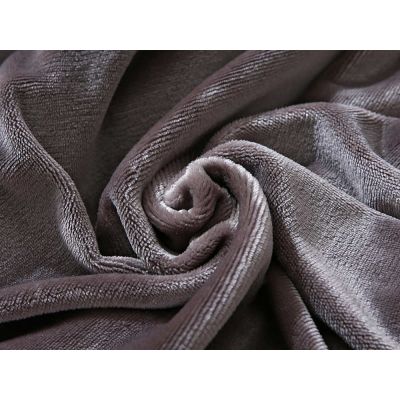 Double Layer Warm Fleece Blanket Throw Blanket - MINERAL GREY