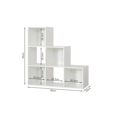 Tana Bookshelf 6 Cube Bookcase Stand Rack