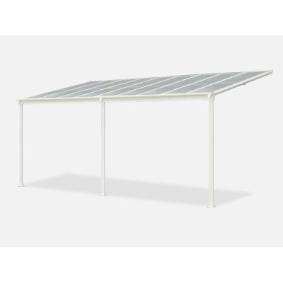 TOUGHOUT Patio Canopy Roof 5.57M x 3M - WHITE
