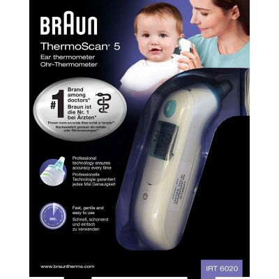 Braun ThermoScan 5 IRT6020 Ear Thermometer
