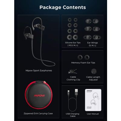 Mpow Flame 2 Bluetooth 5.0 Dynamic Noise Cancelling Headphones