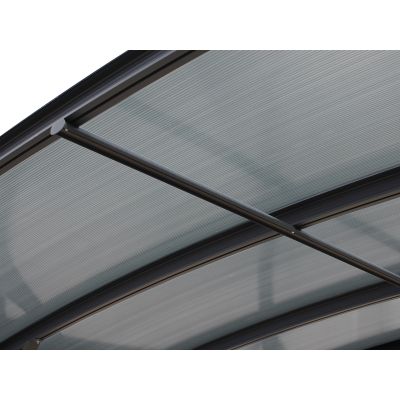 Toughout Patio Carport Canopy Curved Roof 5.06m x 3m