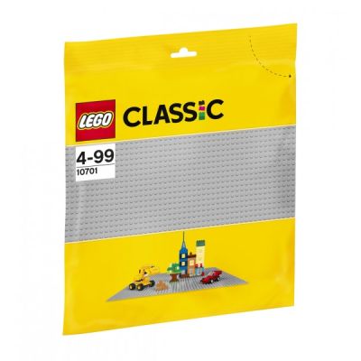 LEGO Classic Grey Baseplate 10701