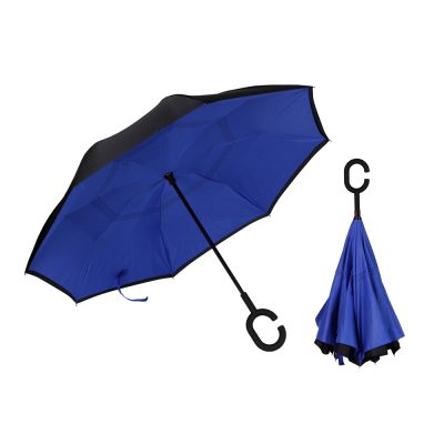 Inverted Umbrella Parasol Umbrella - BLUE