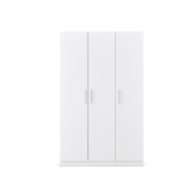 Makalu Wardrobe 3 Door Storage Shelves - White
