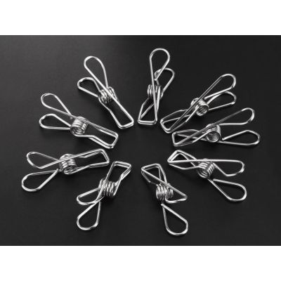 Stainless Steel Metal Clips Wire Clothes Pegs 120PCS