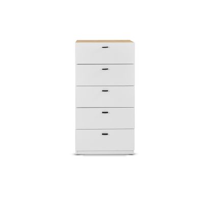 HEKLA King Bedroom Furniture Package with Tallboy - WHITE