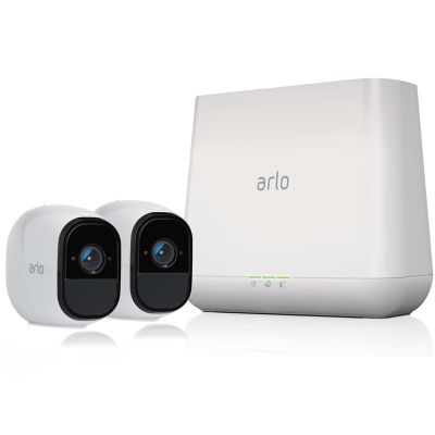 Arlo Pro Wire-free Outdoor 2 Camera CCTV Security System with Siren