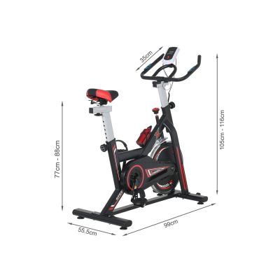 Home Gym Exercycle Fitness Bike - Black