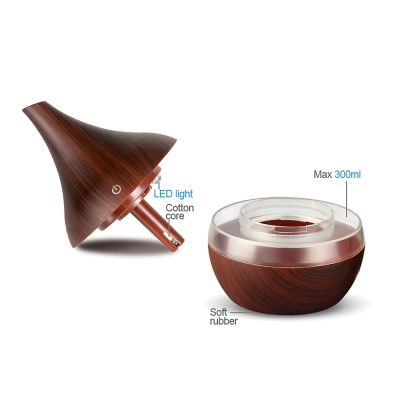 Ultrasonic Aroma Diffuser Aromatherapy Humidifier - WALNUT