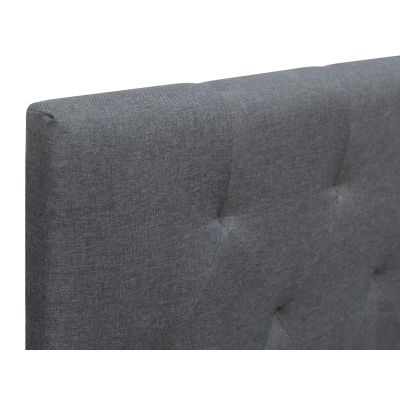 Blane Double Bed Frame - Dark Grey